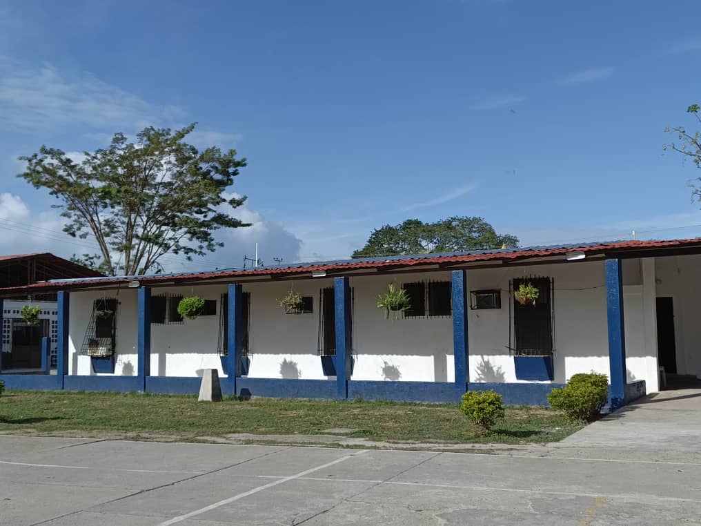 Vista del Centro Pastoral San Antonio en Güiria
